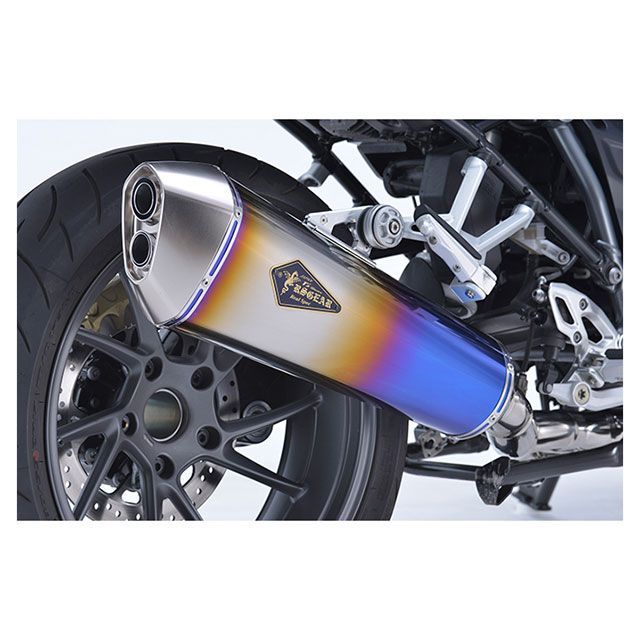 アールズギア リアルスペック チタンフルエキゾースト マフラー シングル（チタンドラッグブルー） R1250RS/R RB15-01RD