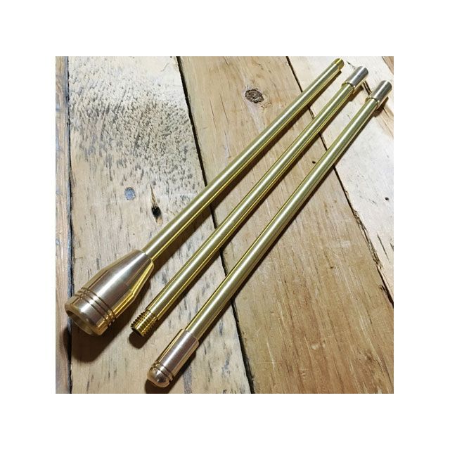 野良道具製作所 ALL真鍮製火吹き棒「野良ブラスター」【ロングver.】 3本継90cm画像