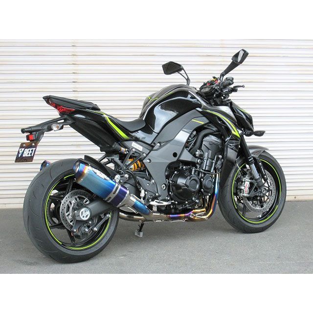 ビートジャパン NASSERT Evolution Type II T-2 フルエキゾーストマフラー Z1000 R Edition サイレンサー メタルブラック 0223-KE2-MB｜モトメガネ 店
