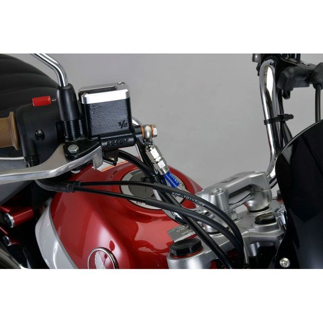 スウェッジラインプロ フロントブレーキホースキット（ステンレスブラック） モンキー125 ABS ホースカラー クリア BTP0042FS