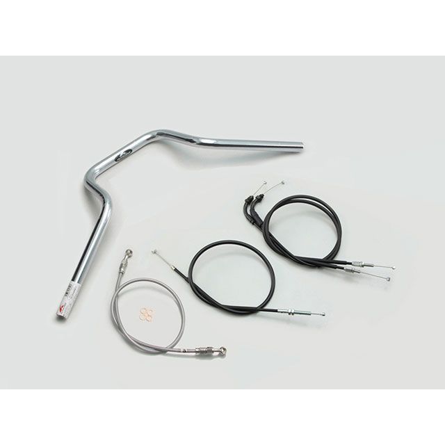 ハリケーン クォーター4型 ハンドルSET（クロームメッキ） CB250R H032-904C