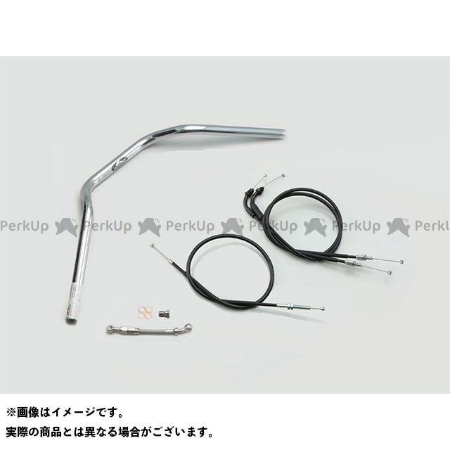 ハリケーン POLICE 2型 ハンドルSET（メッキクローム） CB125R H033-070C