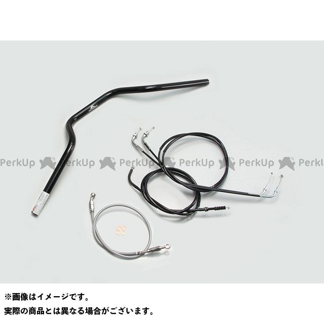ハリケーン ヨーロピアン3型 ハンドルSET(ブラック) エストレヤRS H716-072B|モトメガネ 店