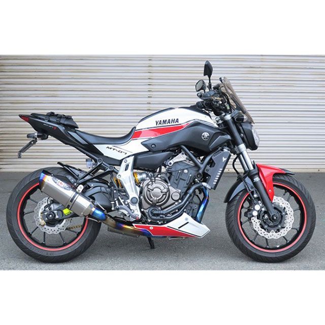 ビートジャパン NASSERT Evolution Type II フルエキゾーストマフラー MT-07 サイレンサー メタルブラック 0223-Y47-MB｜モトメガネ 店