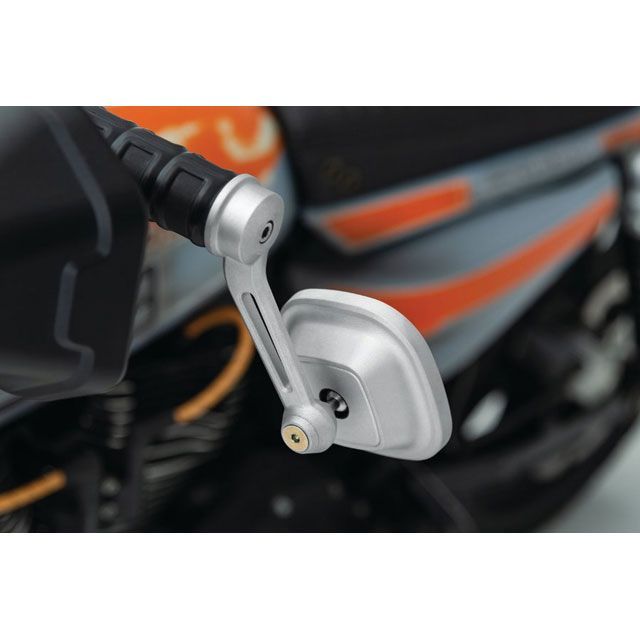 クリアキン デリンジャーバーエンドミラー SLV 汎用 汎用 T14-KUR6656｜モトメガネ 店
