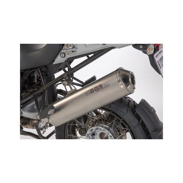ボス エキゾースト オーバル 120S ステンレスマット-スリップオン（EU圏公道走行認可eマーク付） R 1200 RT/ST bos_0511012S