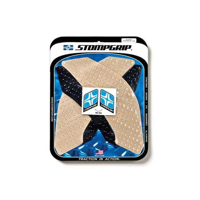 外装パーツ 激安大特価 タンク関連パーツ Grip エントリーで最大p19倍 Stomp トラクションパッド ストンプグリップ Volcano クリア タンクキット