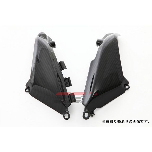 SPEEDRA ラジエーターサイドカバー 左右セット ドライカーボン MONSTER1100 MONSTER696 カラー 平織り艶消し CDU0510PM