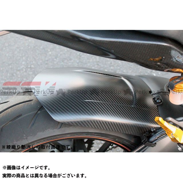SPEEDRA リアフェンダーロングタイプ ドライカーボン MT-09/MT-09 ABS MT-09 TRACER カラー 平織り艶あり CY00111PG
