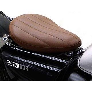 ウイルズウィン 250TR用 ソロシートキット フラットバージョン 250TR タイプ ステッチタイプ カラー ブラウン