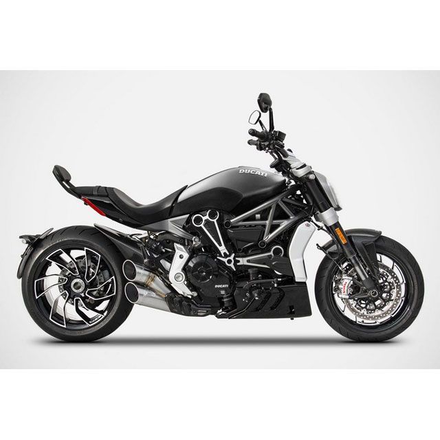 ザード 2＞1＞2 ステンレススチール EURO 4 HOMOLOGATED KIT for DUCATI XDIAVEL （2016-2019） ｜ ZD124SKO XDIAVEL zar_ZD124SKO｜モトメガネ 店
