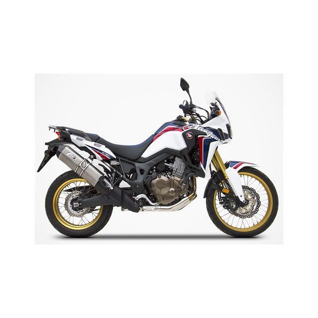 ザード ステンレススチール レーシング スリップオン WITH カーボン END-CAP for HONDA AFRICA TWIN （2016-2019） ｜ ZHND366SSR-FC AFRICA TWIN zar_ZHND366SSR-FC