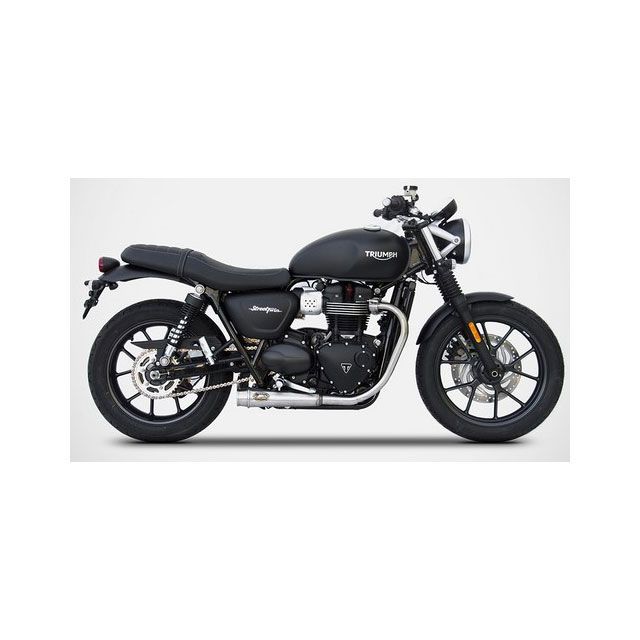 ザード N.2 ステンレススチール レーシング スリップオン for TRIUMPH STREET TWIN （2016-2019） ｜ ZTPH058SSR STREET TWIN zar_ZTPH058SSR