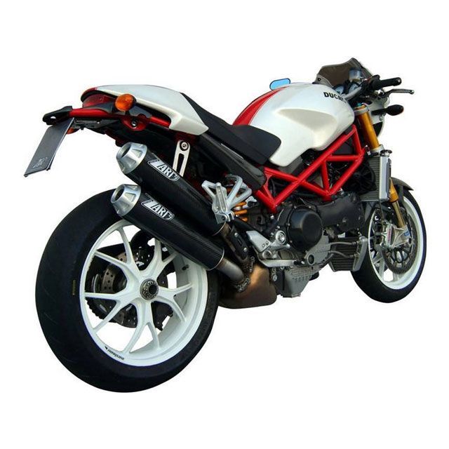 ザード N.2 ステンレススチール -カーボン EURO 3 HOMOLOGATED スリップオン for DUCATI MONSTER S4RS/TESTA STRETTA ｜ ZD028HSO-1 MONSTER S4RS/TESTA STRETT…