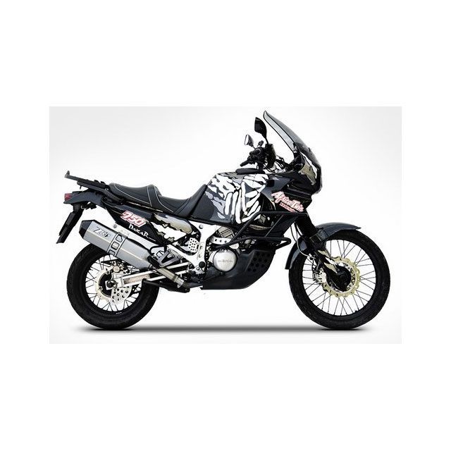 ザード ステンレススチール レーシング スリップオン WITH カーボン END-CAP for HONDA AFRICA TWIN 750 （1993-2000） ｜ ZHND365SSR AFRICA TWIN 750 zar_ZHND365SSR
