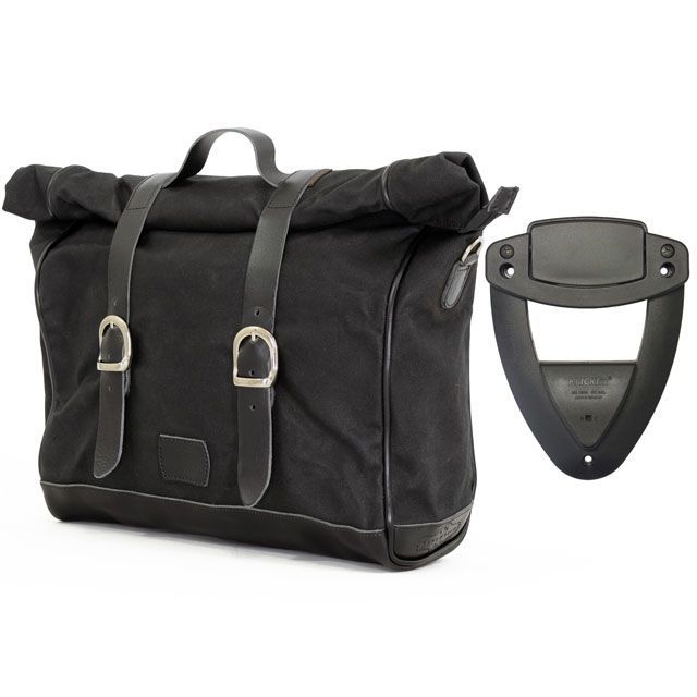 ロングライド ヘリテージ サドルバッグ CLICK-ON ロールトップ 18L（ブラック） HQR137WBLA