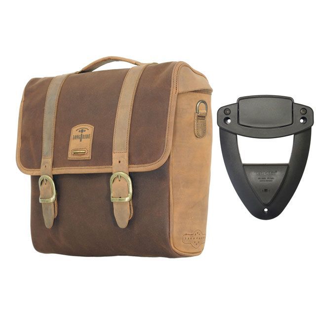 ロングライド ヘリテージ サドルバッグ CLICK-ON フラップトップ 12L（ブラウン） HQR131WBRO 27,337円
