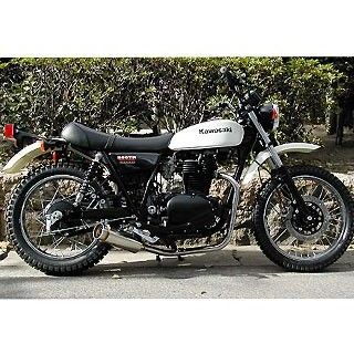 カワサキ250tr SUPERTRAPP ステンレスマフラー KAWASAKI カワサキ 250TR オールステンレスマフラー Type1 人気の