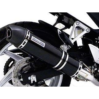 ウイルズウィン CBR250R（JBK-MC41）用 スリップオンマフラー ユーロタイプ フルパワーバージョン CBR250R サイレンサー ブラックカーボン仕様｜モトメガネ 店