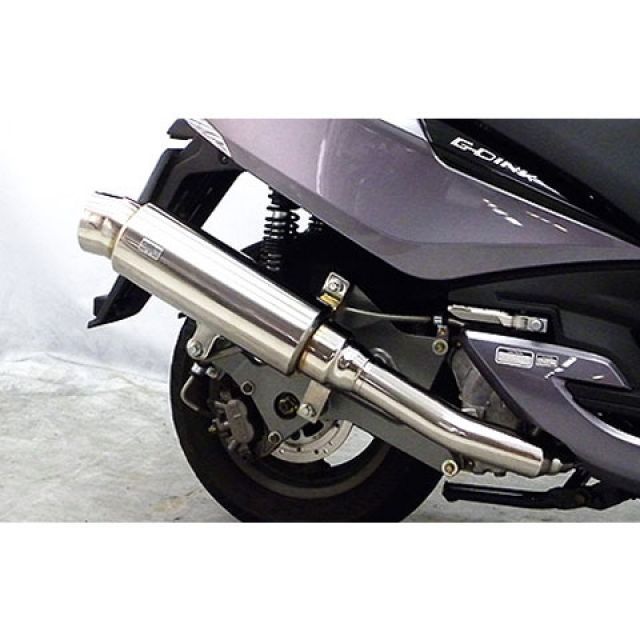 ウイルズウィン G-DINK125i用 ステップマフラー O2センサー取付対応 G-DINK125i オプション オプションB