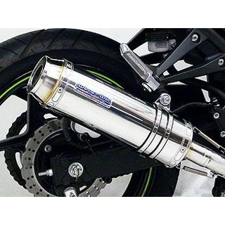ウイルズウィン Ninja250R用ダイナミックマフラー バズーカータイプ【JMCA認証】 O2センサー取付口対応 Ninja250R サイレンサー ステンレス仕様|モトメガネ 店