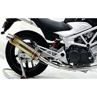 ウイルズウィン VTR(JBK-MC33)用ダイナミックマフラー スポーツタイプ O2センサー取付口対応 VTR サイレンサー ブラックカーボン仕様|モトメガネ 店