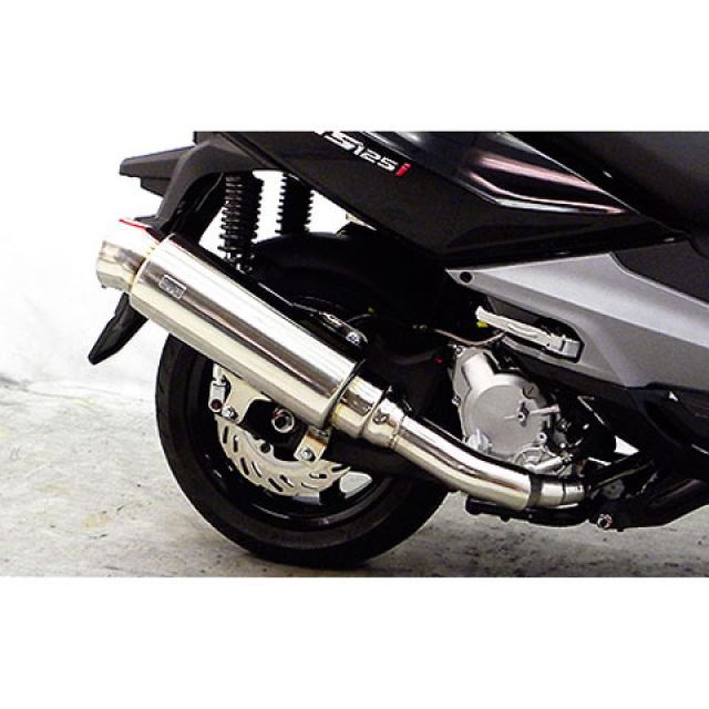 ウイルズウィン ジョイマックス125i（GTS125i）用 ステップマフラー O2センサー取付対応 ジョイマックス125i オプション オプションB