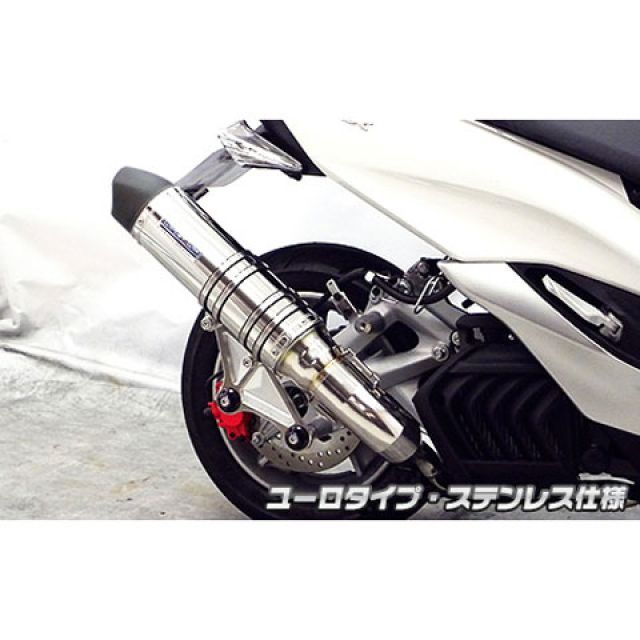 ウイルズウィン マジェスティS(SMAX)用 アルティメットマフラー ユーロタイプ(キャタライザー標準装備) マジェスティS サイレンサー ステンレス仕様|モトメガネ 店