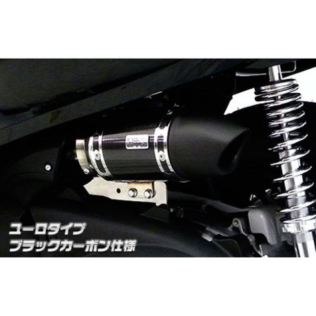ウイルズウィン フォルツァ Si（MF12）用 サイレンサー型エアクリーナーキット ユーロタイプ フォルツァ Si 仕様 ブラックカーボン仕様