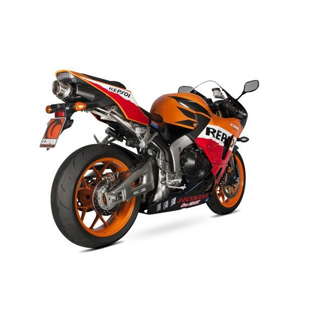 スコーピオン Stealth スリップオン ステンレススリーブ Homologated Honda CBR 600 RR 13-Current 2013-2018 | HA158SEO CBR 600 RR scom_HA158SEO|モトメガネ 店