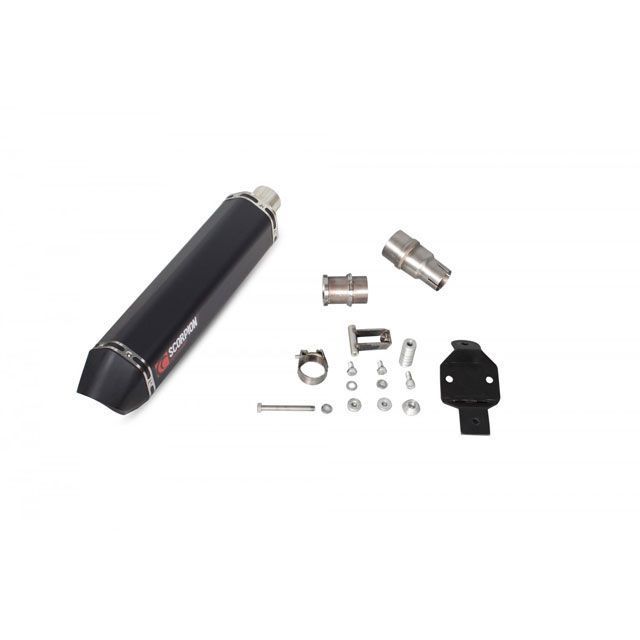 スコーピオン Serket スリップオン ブラックセラミックコーティングスリーブ Piaggio MP3 400/400LT | PI180BCER 500/500LT MP3 400/400LT scom_PI180BCER
