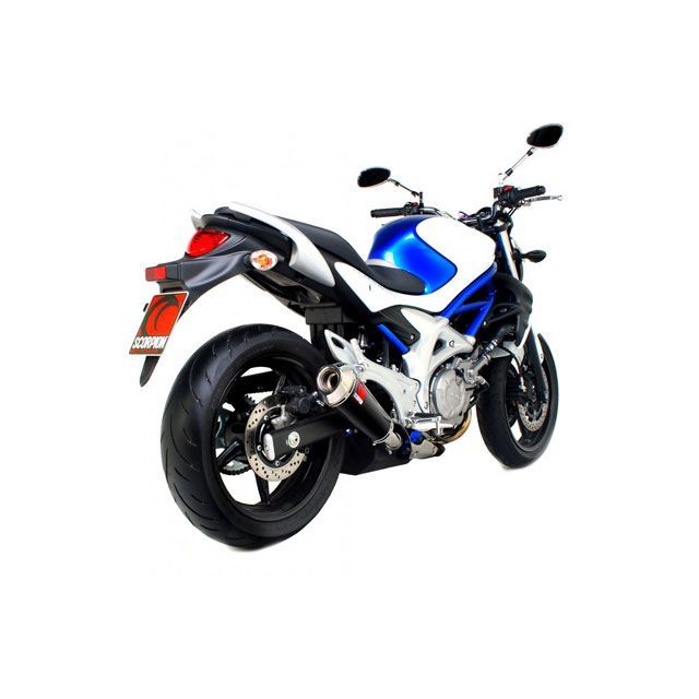 スコーピオン Power Cone(パワーコン) スリップオン カーボンファイバースリーブ Homologated Suzuki Gladius 650 2009-| ESI105CEO Gladius 650 scom_ESI105CEO|モトメガネ 店