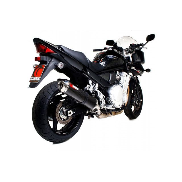 スコーピオン Factory オーバルスリップオン カーボンファイバースリーブ Homologated Suzuki GSF 1250 Bandit 07-Curre ｜ ESI96CEO GSF 1250 Bandit scom_ESI96CEO