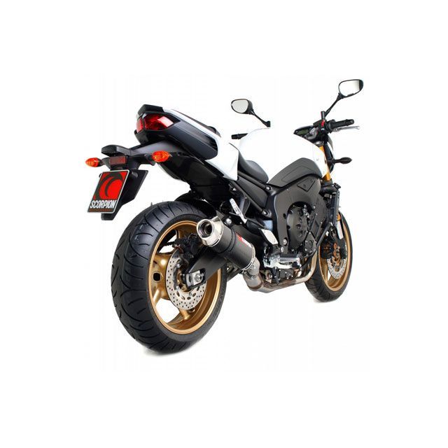 スコーピオン Factory オーバルスリップオン カーボンファイバースリーブ Homologated Yamaha FZ8 2010-2016 | EYA87CEO FZ8/Fazer 8 scom_EYA87CEO|モトメガネ 店