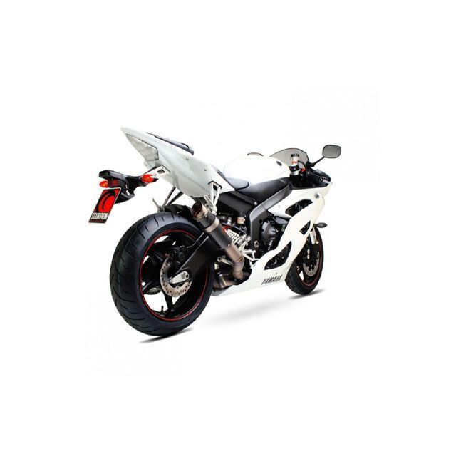 スコーピオン RP1-GP スリップオン カーボンファイバースリーブ Homologated Yamaha YZF R6 06-Current 2006-2017 ｜ YA1000CEM YZF 600 R6 scom_YA1000CEM