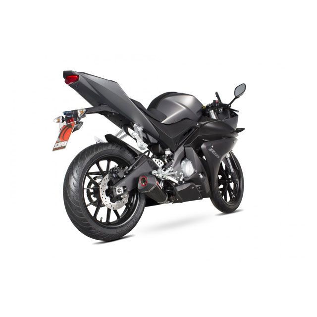 スコーピオン Serket テーパーフルシステム Carbon Fibre Sleeve Yamaha YZF R 125 2014-2018 ｜ RYA95SYSCEO YZF R 125 scom_RYA95SYSCEO｜モトメガネ 店