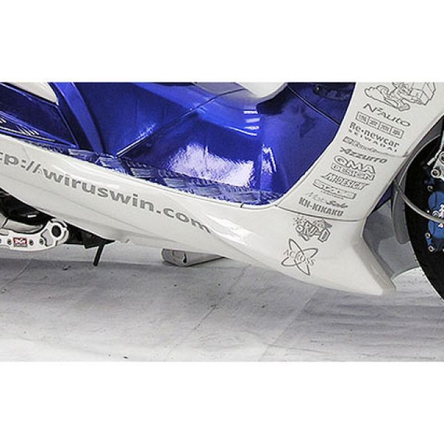 マジェスティ125用ウイルズウイン改単眼フェイス！ワンオフステー付き