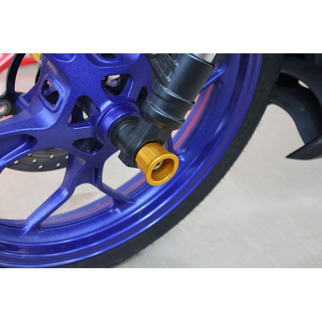 SPEEDRA アクスルカップ 左右セット Φ15 YZF-R25 YZF-R3 カラー ゴールド AAC1501GD