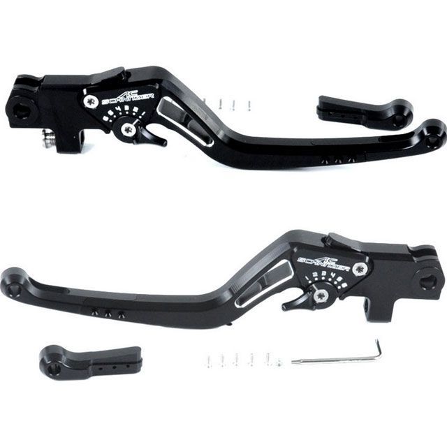 ACシュニッツァー Brake and clutch lever adjustable AC S2 (set) R nineT Racer | S700005-H15-V15-004 R nineT Racer acs_S700005-H15-V15-…|モトメガネ 店
