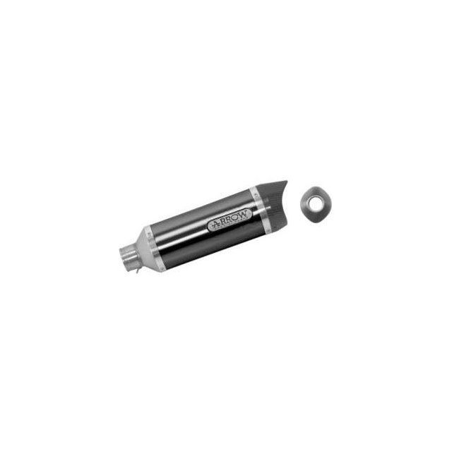 アロー SUZUKI GSX-R 600/750 08/10 HOMOLOGATED ALUMINIUM DARK THUNDER SILENCER WITH CARBON END CAP | 71729AKN arr_71729AKN|モトメガネ 店