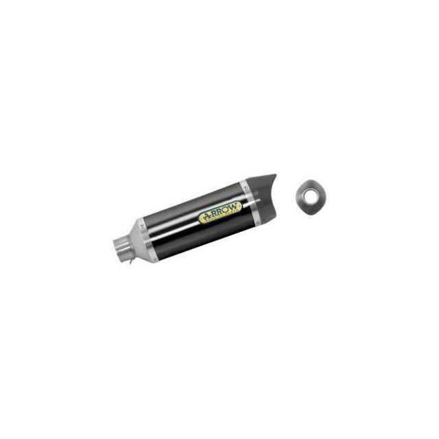 アロー SUZUKI GSX-R 600 11 HOMOLOGATED CARBON THUNDER SILENCER WITH CARBON END CAP ｜ 71772MK arr_71772MK