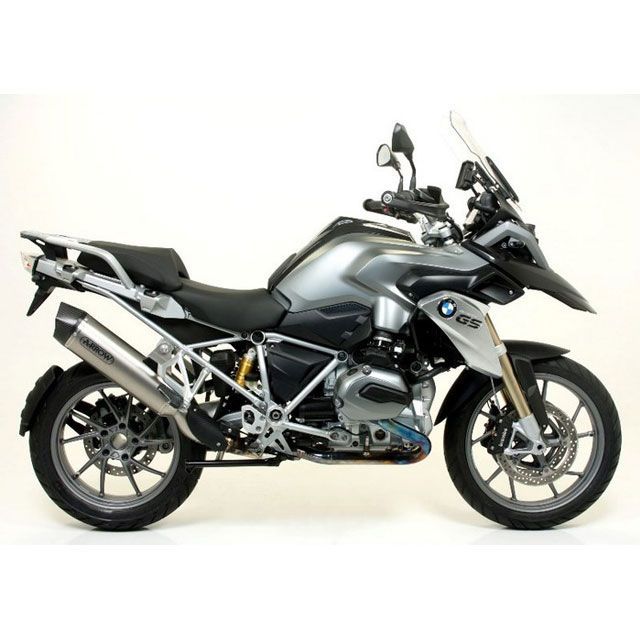 アロー BMW R 1200 GS 13/17 HOMOLOGATED TITANIUM MAXI RACE-TECH SILENCER WITH CARBON END CAP FOR ORIGINAL AND COLLECTORS ｜ 71805PK…