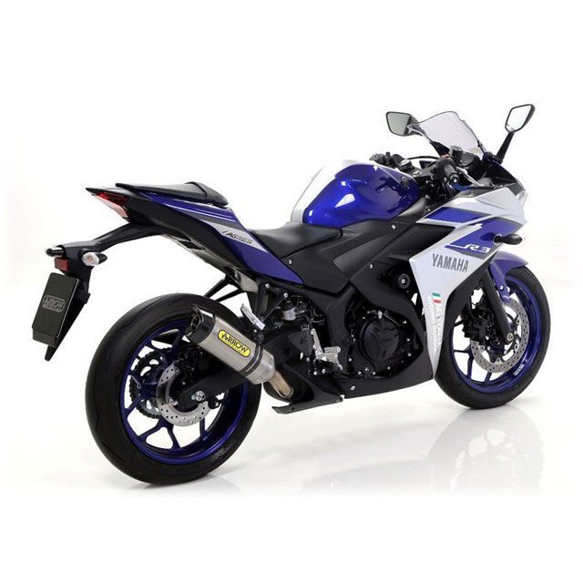 アロー YAMAHA MT-03 16 HOMOL. THUNDER SILENCER WITH CARBON END CAP FOR ORIGINAL AND COLLECTORS WITHOUT DB KILLER ｜ 71831PK arr_71…