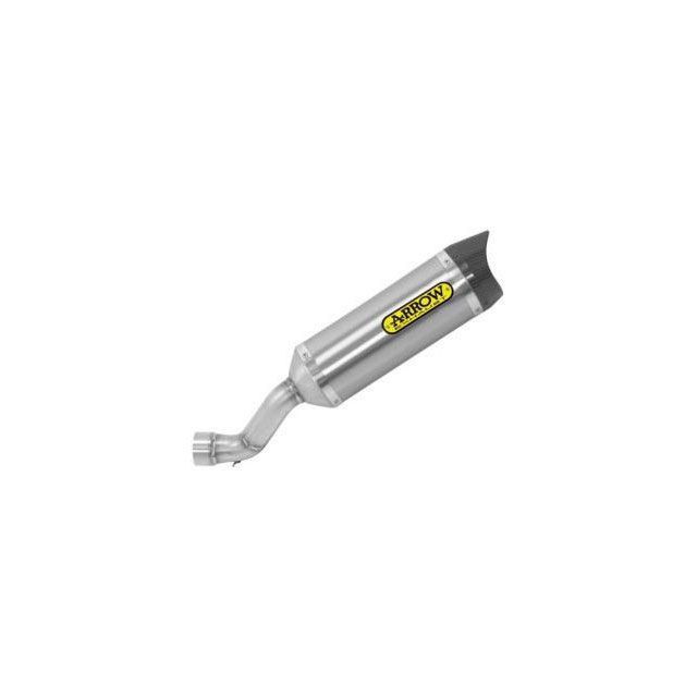 アロー SUZUKI GSX-S 125 17 HOMOLOGATED TITANIUM THUNDER SILENCER WITH WELDED LINK PIPE FOR COLLECTORS ｜ 71871PK arr_71871PK