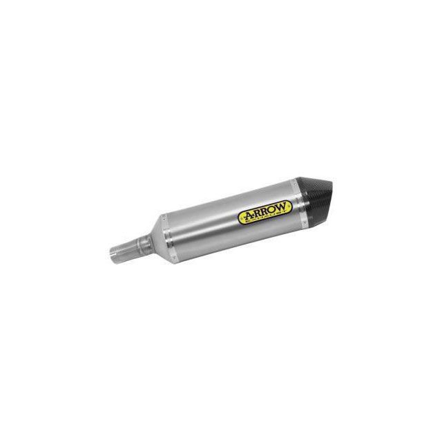アロー KAWASAKI NINJA 400 18 HOMOLOGATED TITANIUM RACE TECH SILENCER WITH WELDED LINK PIPE AND CARBON END CAP ｜ 71874PK arr_71874…