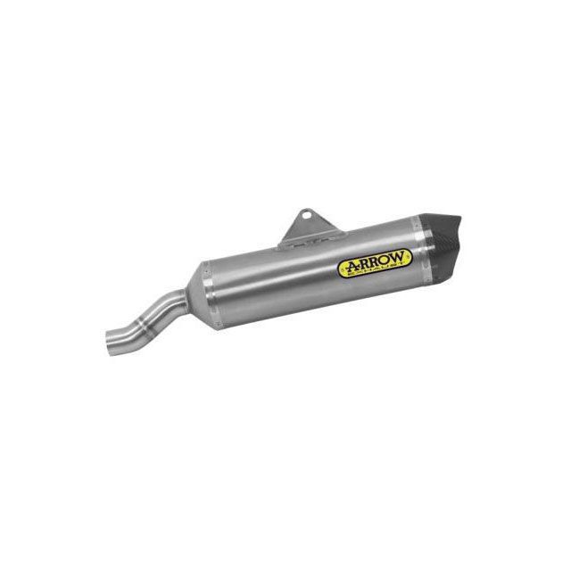 アロー BENELLI TRK 502X 18 HOMOLOGATED RACE-TECH ALUMINIUM SILENCER WITH CARBON END CAP FOR ORIGINAL AND COLLECTOR ｜ 71889AK arr_…