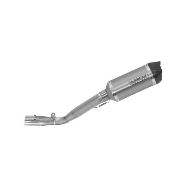 アロー YAMAHA YZF R1 17 TITANIUM RACE-TECH SILENCER WITH CARBON END CAP ＋ 2：1 LINK PIPE FOR ORIGINAL COLLECTORS ｜ 71179HK arr_711…