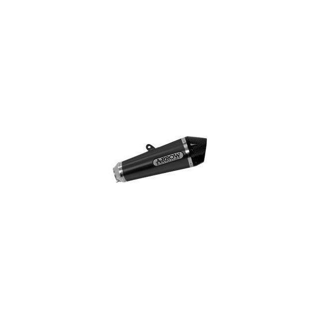 アロー YAMAHA MT-07 14-16/TRACER 700 16 HOMOL.X-KONE NICHROM DARK SILENCER WITH CARBON END CAP FOR COLLECTORS ｜ 71817XKN arr_7181&hellip;｜モトメガネ 店