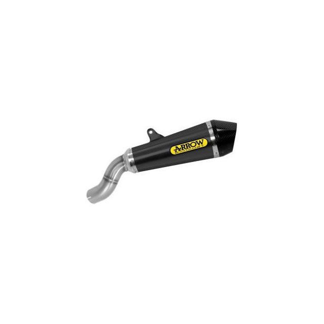 アロー KAWASAKI Z900 HOMOLOGATED NICHROM DARK X-KONE SILENCER WITH CARBON END CAP FOR ORIGINAL AND COLLECTORS | 71856XKN arr_7185…|モトメガネ 店