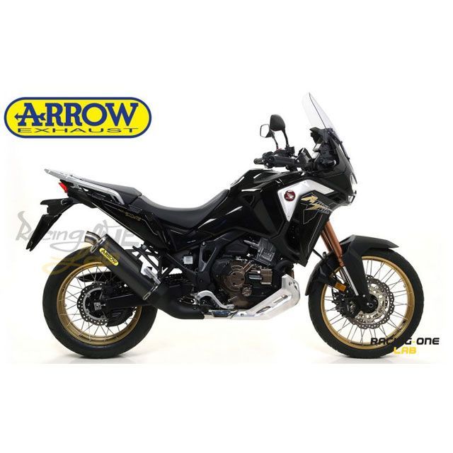 アロー エキゾーストマフラー サイレンサーMaxi Race-Tech ダークアルミ ステンレスエンドキャップ Eマーク | 72625AON arr_72625AON|モトメガネ 店